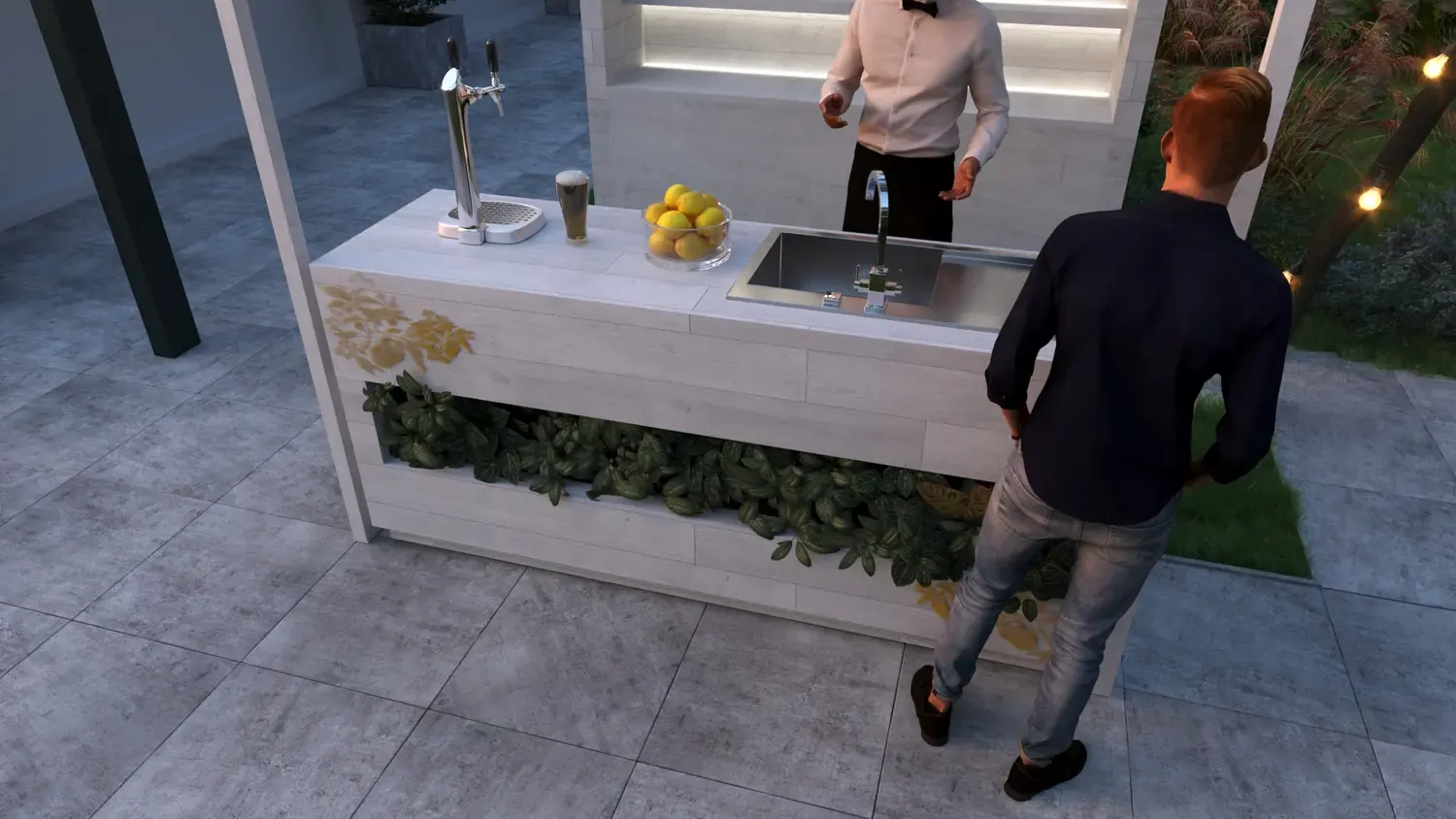 Hoegaarden: um jardim belga em forma de bar - imagem 6