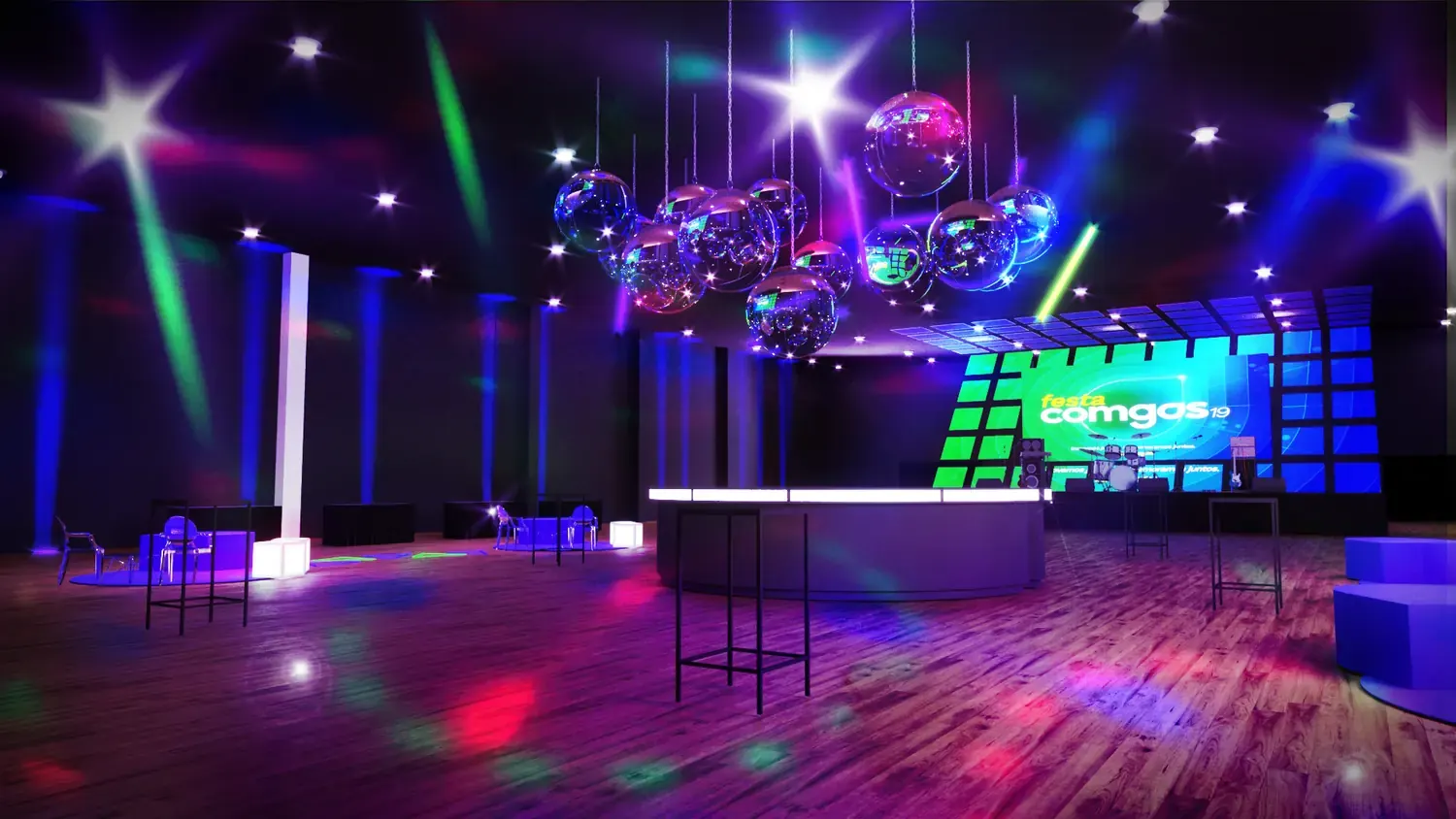 Comgás 19: celebração corporativa com energia de palco - imagem 1