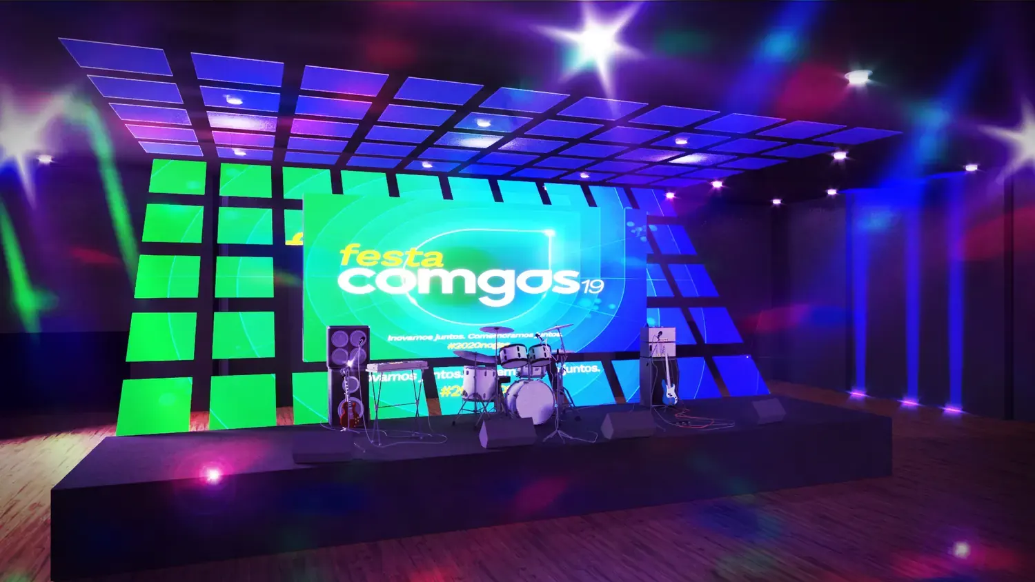Comgás 19: celebração corporativa com energia de palco - imagem 2