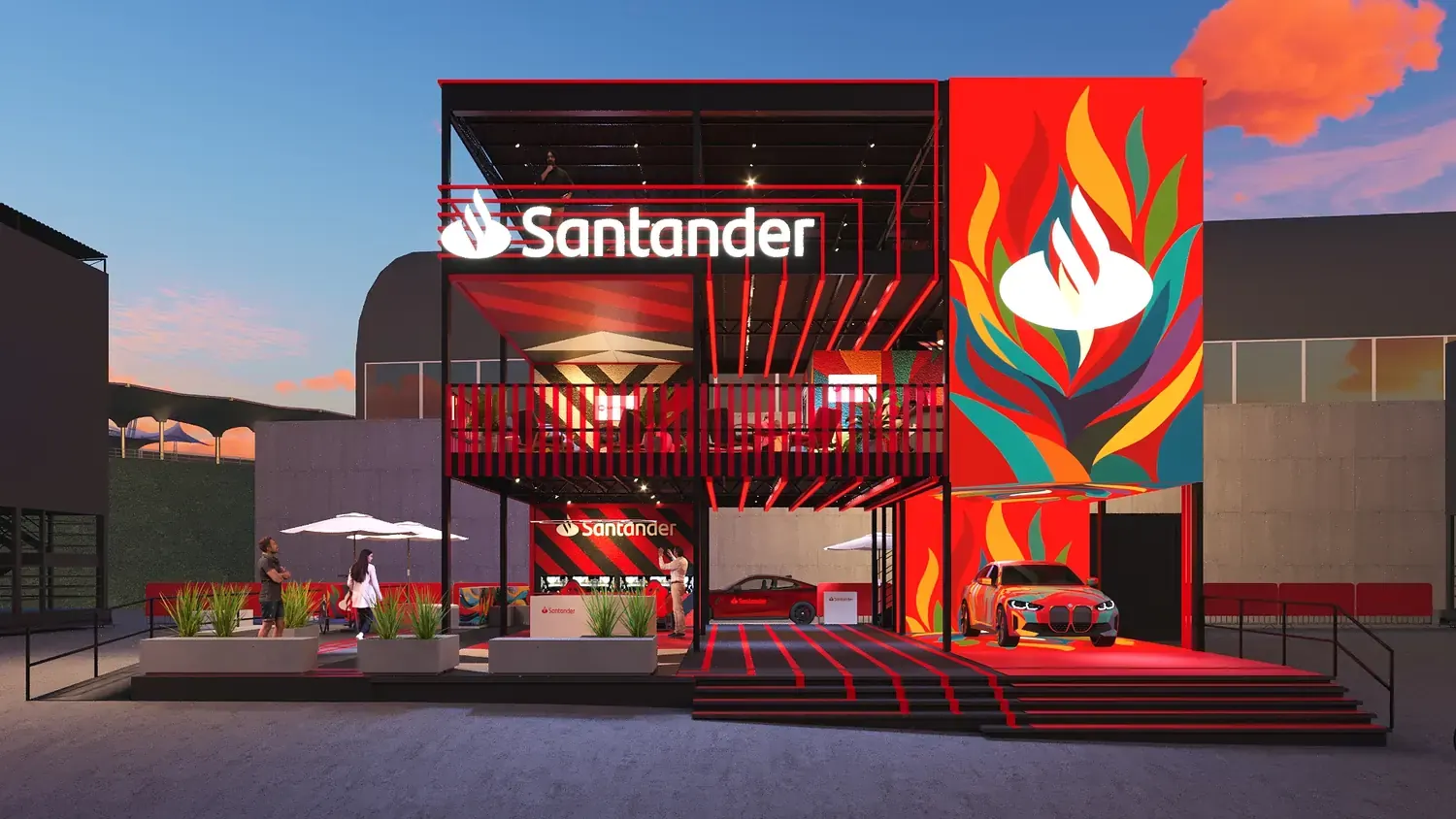 Santander no Festival Interlagos: serviços financeiros no ritmo da pista