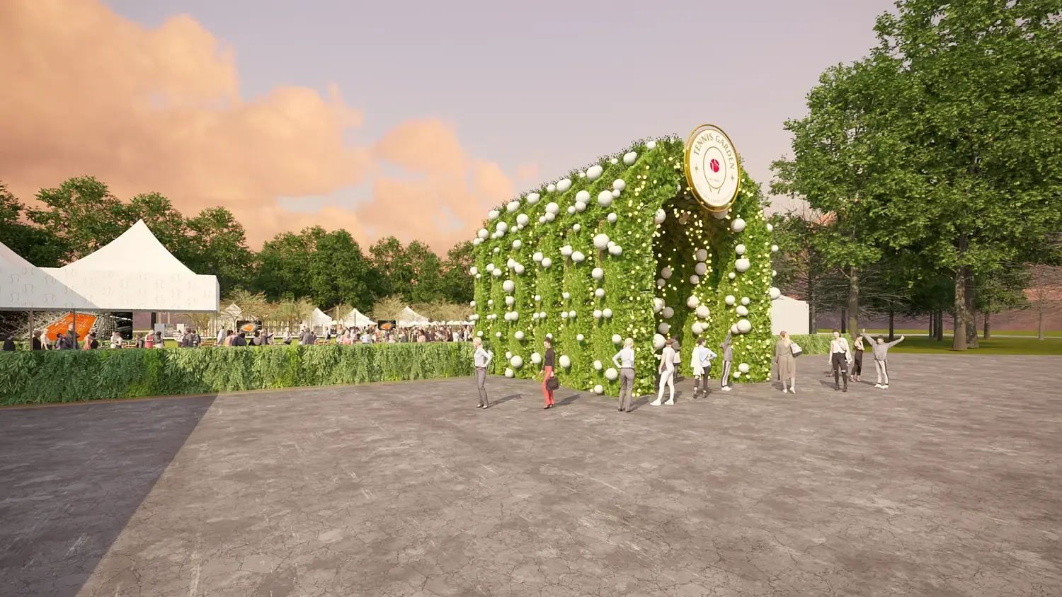 Tênis Garden 2025: esporte em paisagem de jardim - imagem 2
