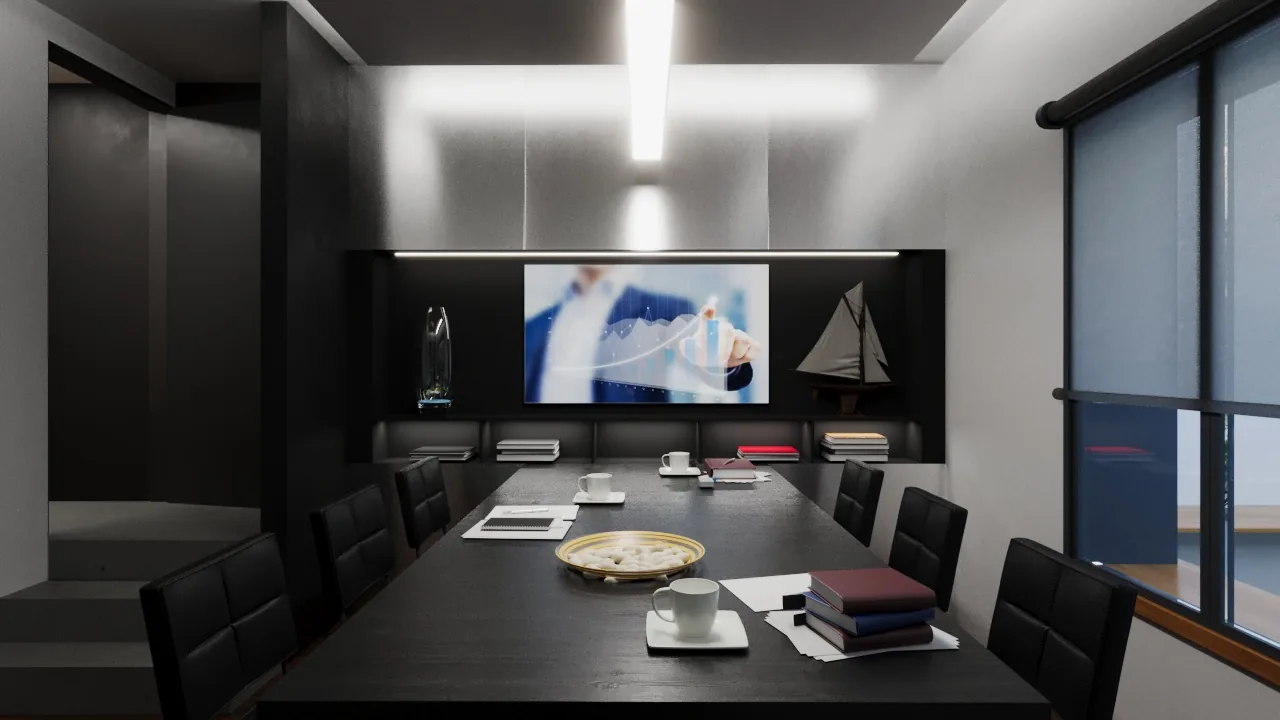 Roma House: sala executiva com atmosfera de decisão - imagem 4