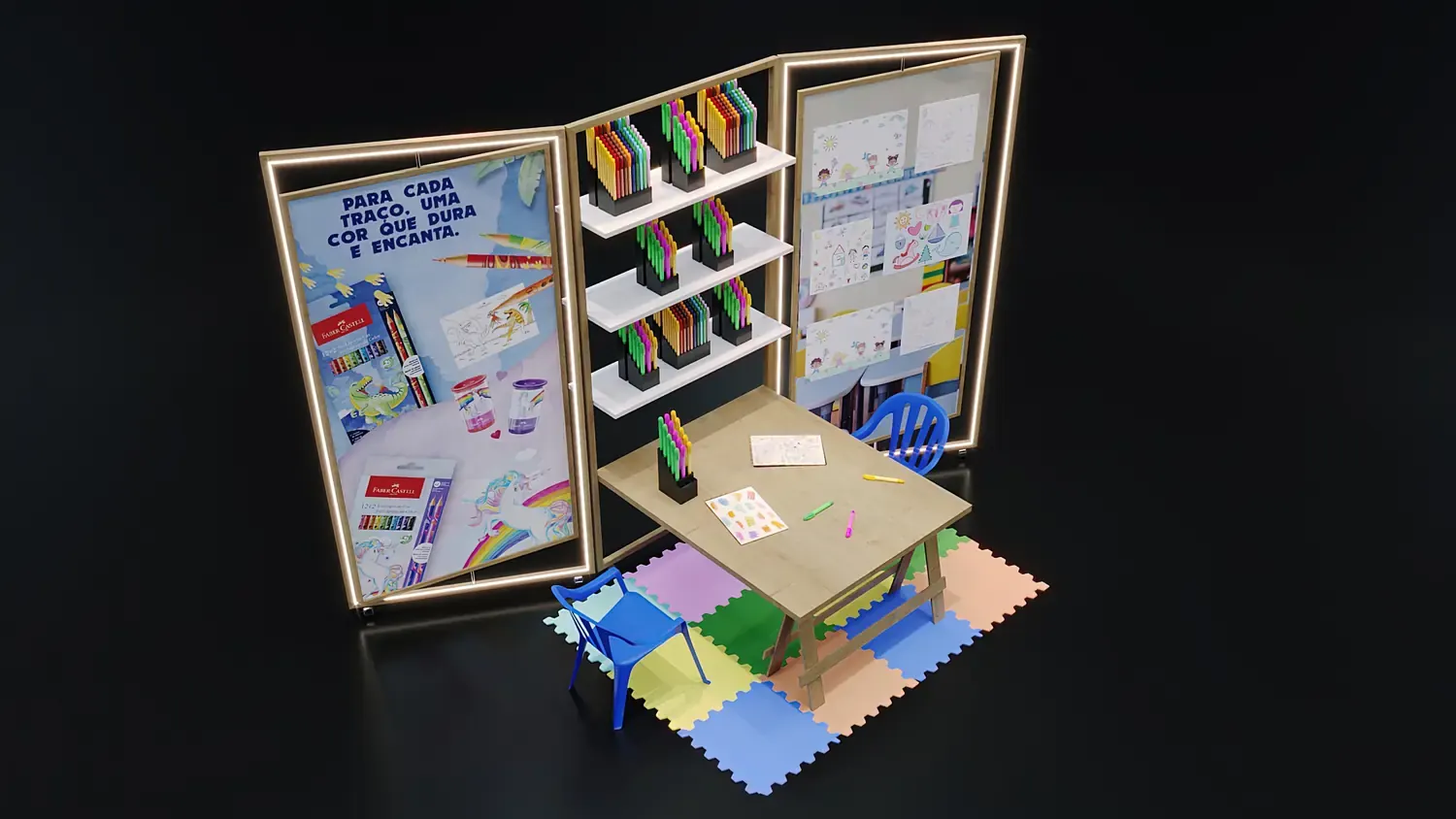 Faber-Castell: criatividade em showroom para tocar, testar e imaginar - imagem 2