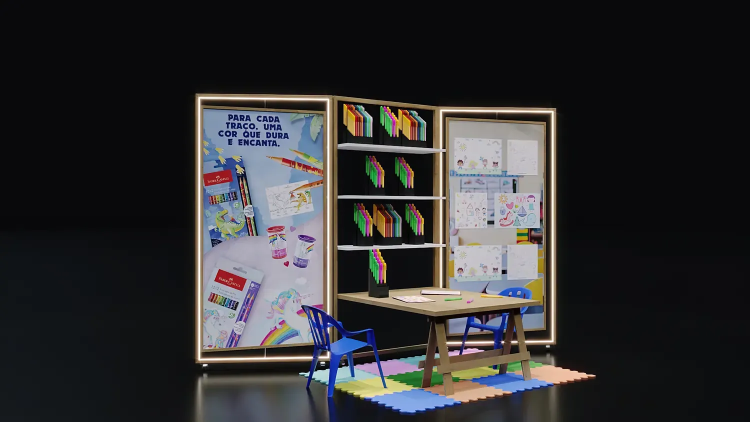 Faber-Castell: criatividade em showroom para tocar, testar e imaginar - imagem 5