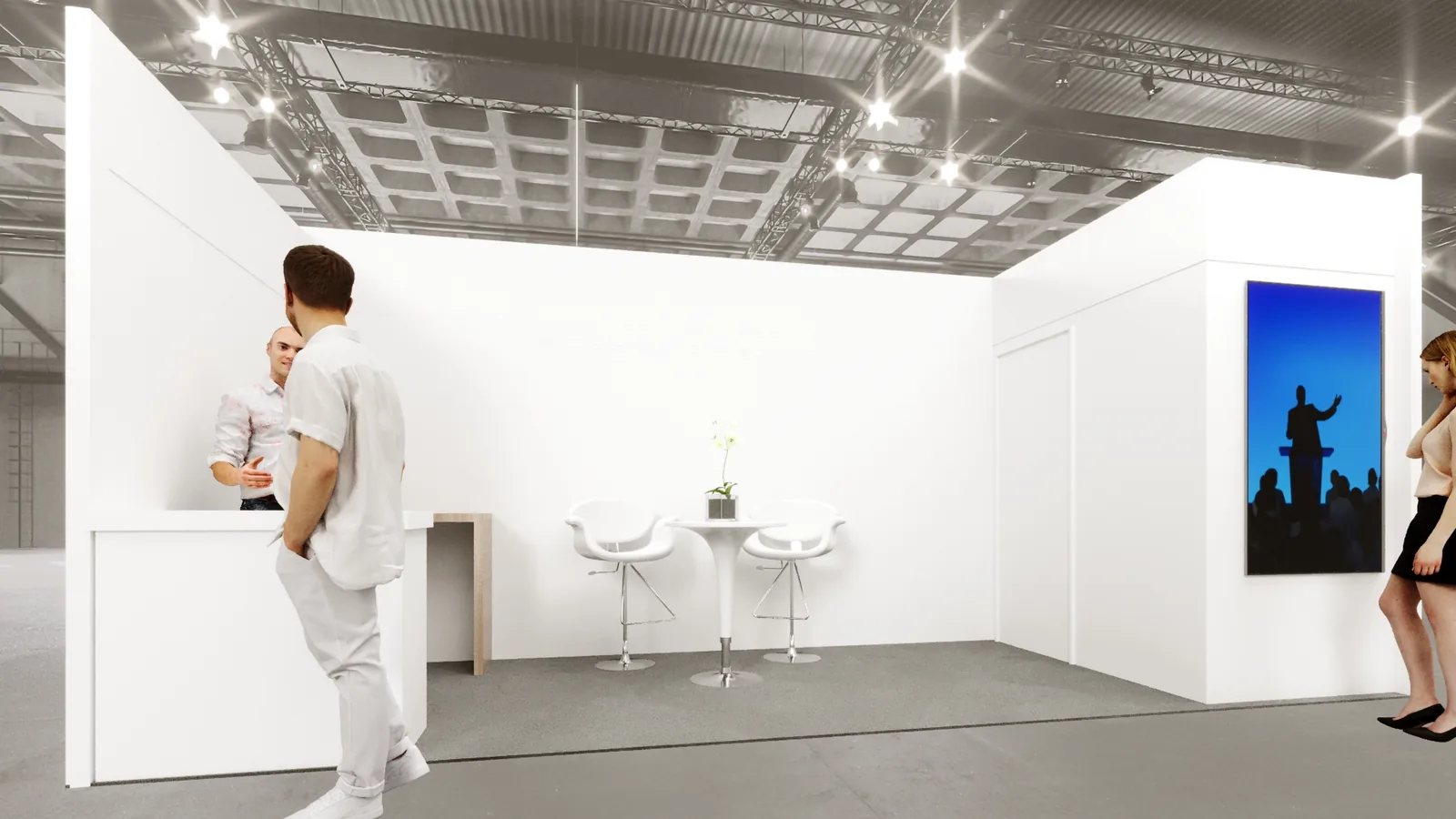 JPO: estande médico com silêncio visual e conversa qualificada - imagem 4