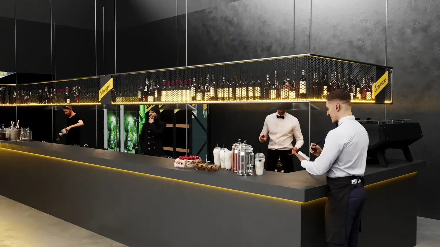 Schweppes Trade Kawa: bar de portfólio para vender o drink antes do primeiro gole - imagem 3