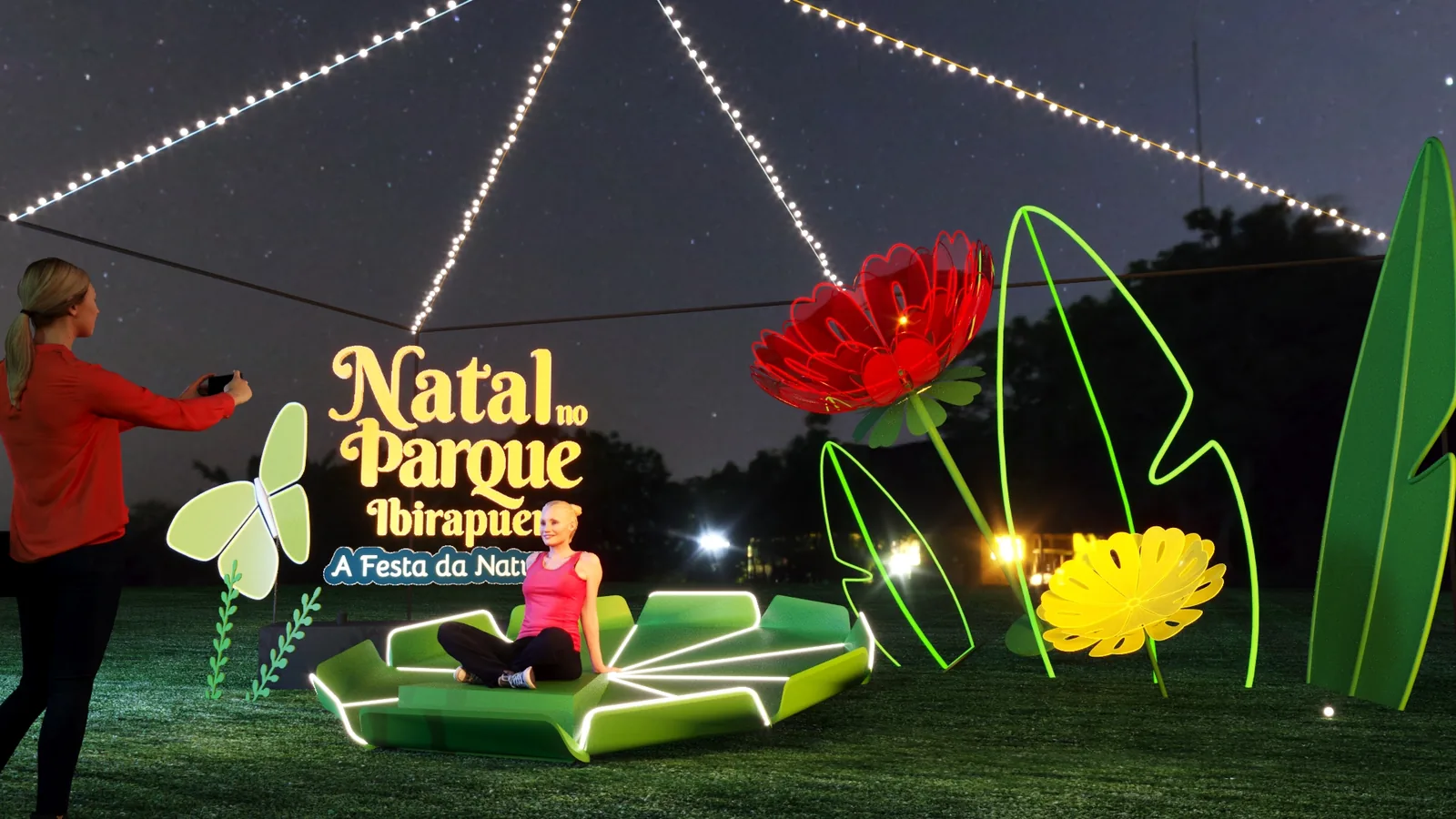 Natal no Parque Ibirapuera: luz, família e encantamento em escala urbana - imagem 1