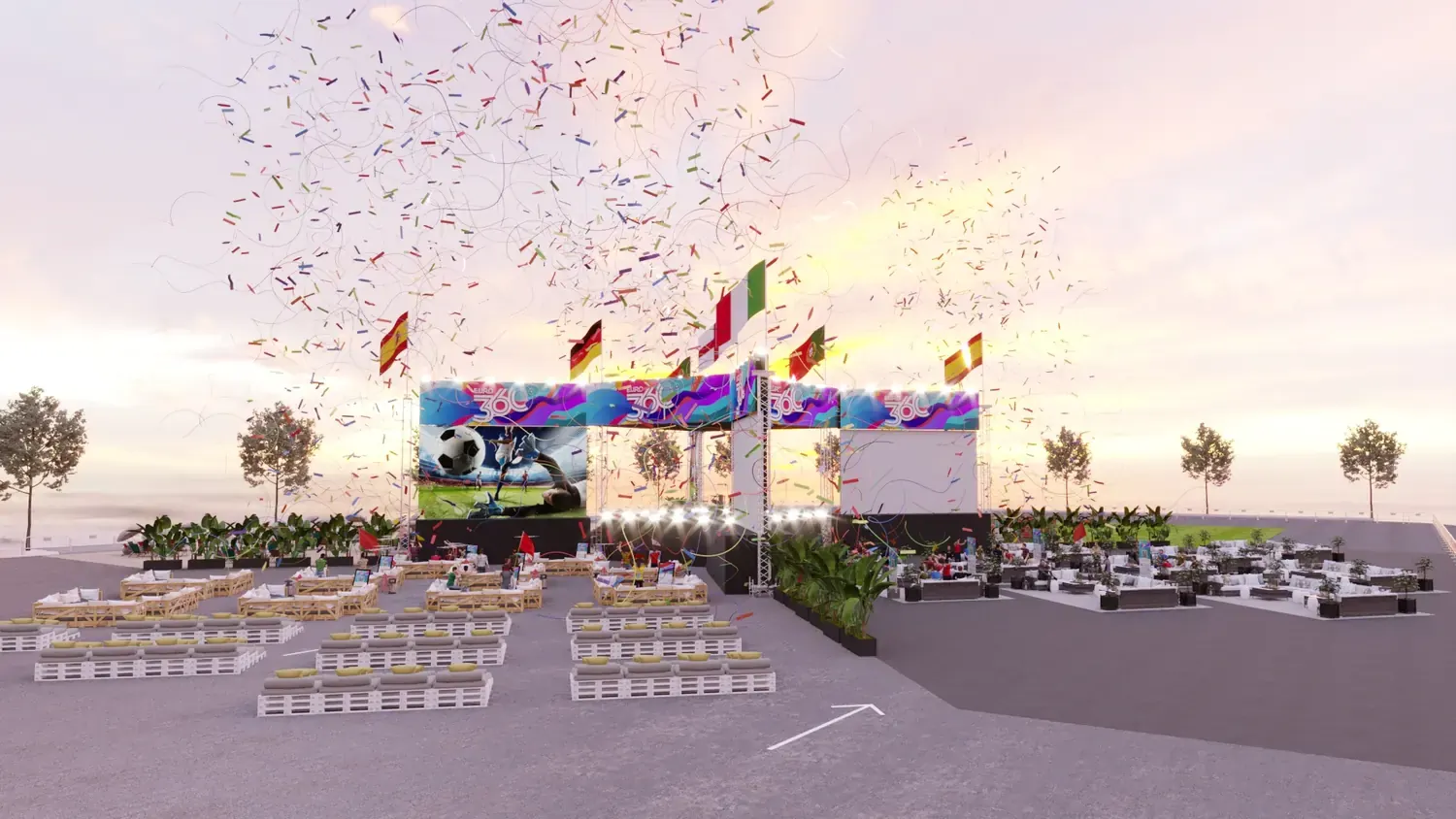 Euro 2020: fan zone de futebol como praça de celebração - imagem 6