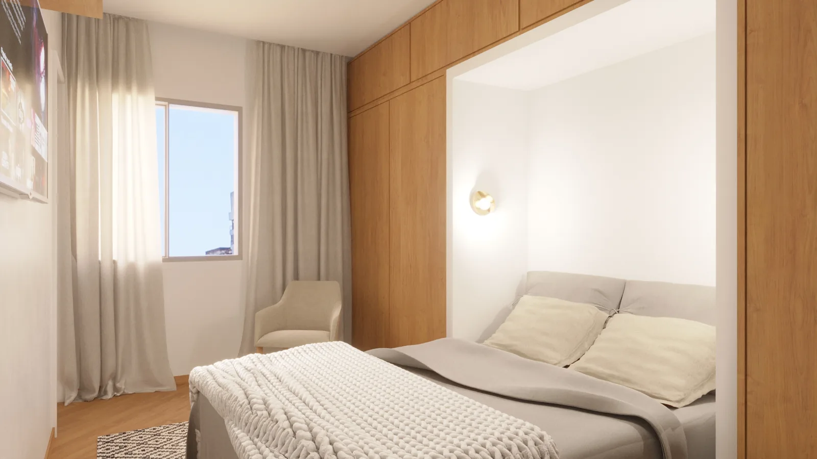 Apartamento Martha: cozinha compacta com precisão de luz e uso real - imagem 4