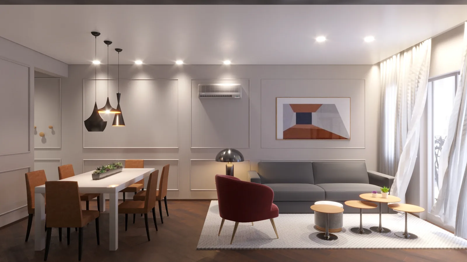 Apartamento Martha: cozinha compacta com precisão de luz e uso real - imagem 6