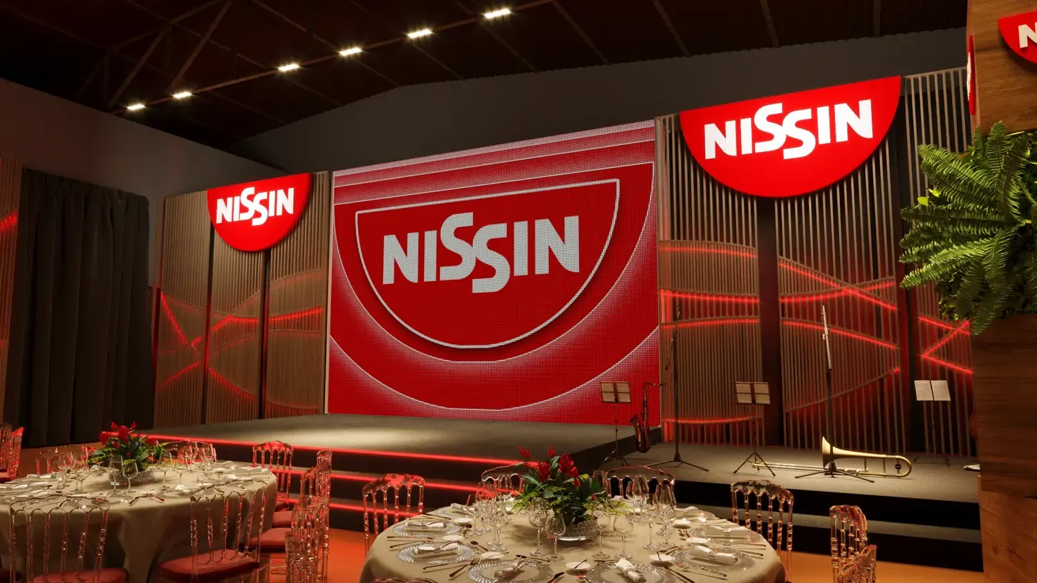Nissin: jantar corporativo com sabor, vermelho e memória de marca - imagem 2