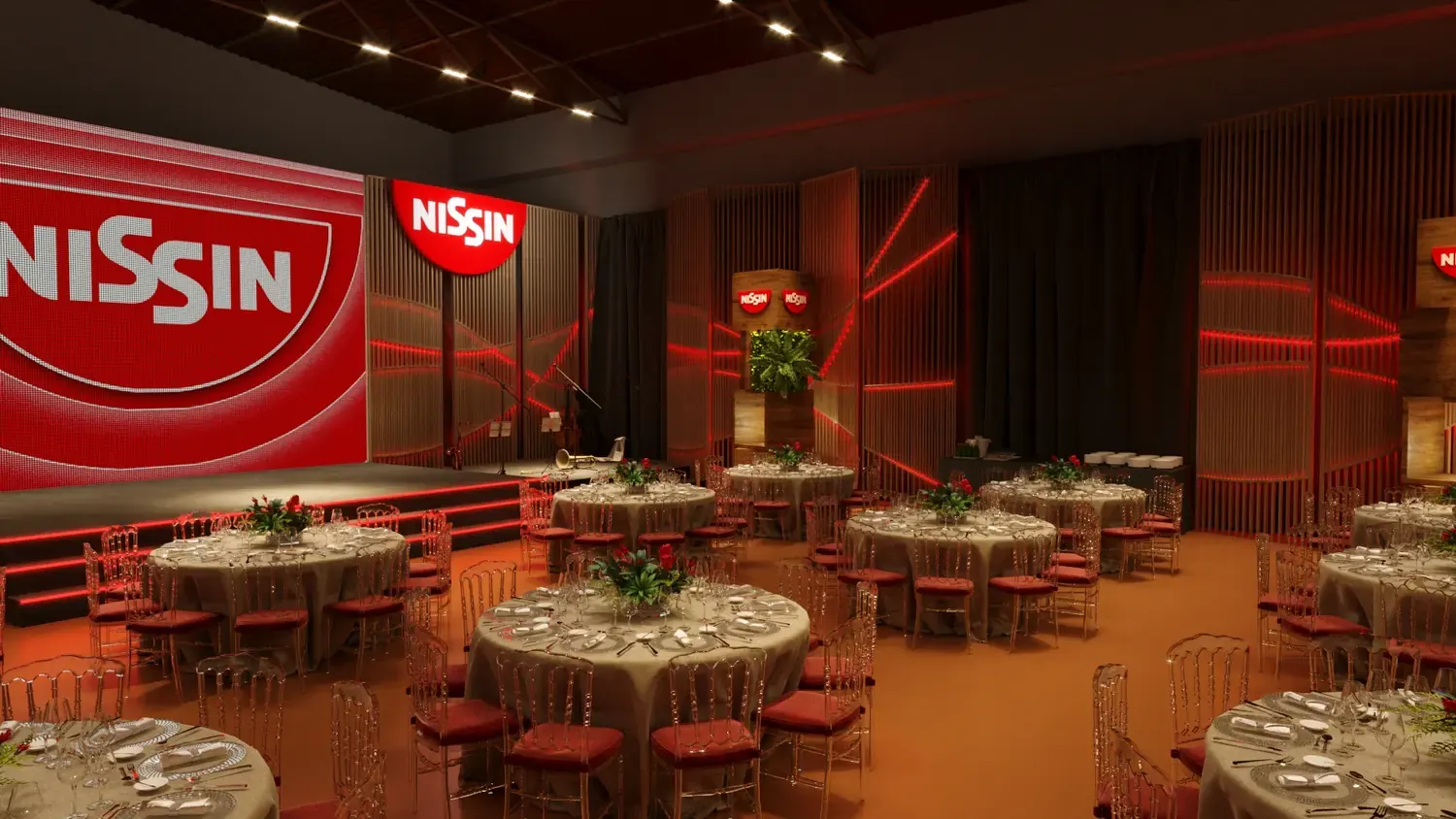 Nissin: jantar corporativo com sabor, vermelho e memória de marca - imagem 3