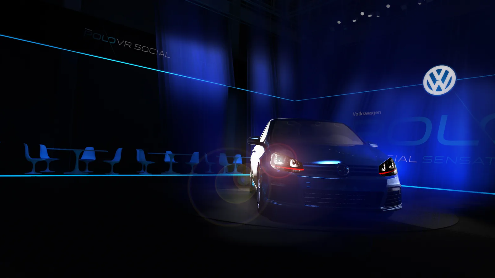 Volkswagen Polo VR Social Sensation: lançamento com preto, azul e experiência digital - imagem 4