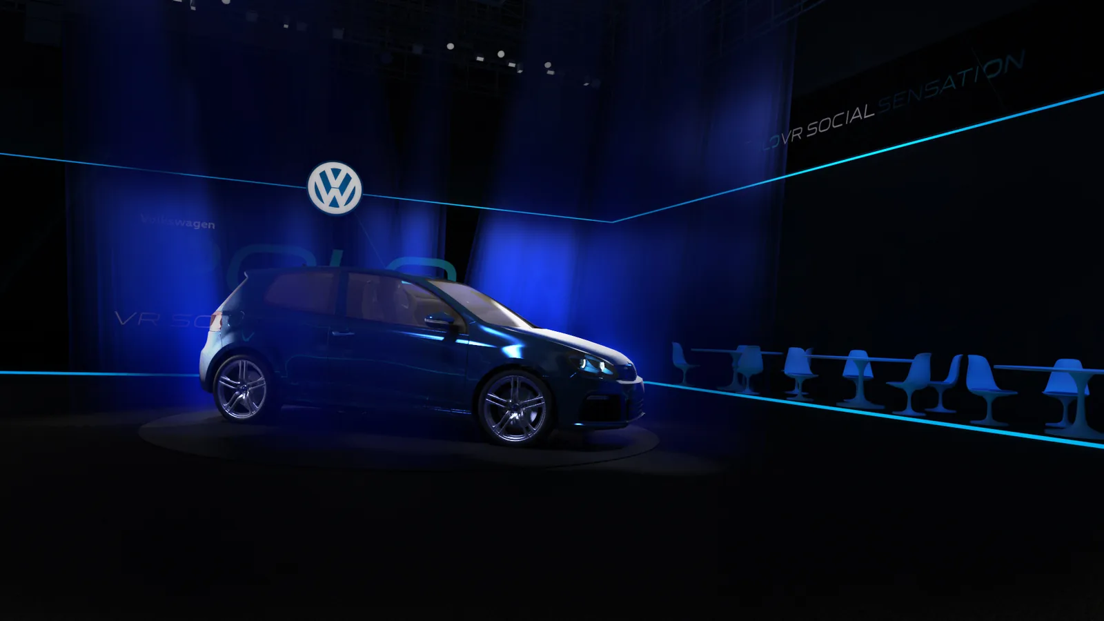 Volkswagen Polo VR Social Sensation: lançamento com preto, azul e experiência digital - imagem 5