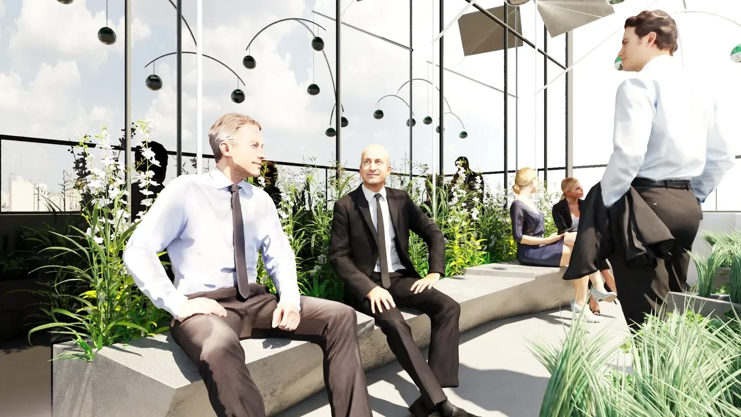 Jardim Prédio: pausa verde no meio da rotina corporativa - imagem 1