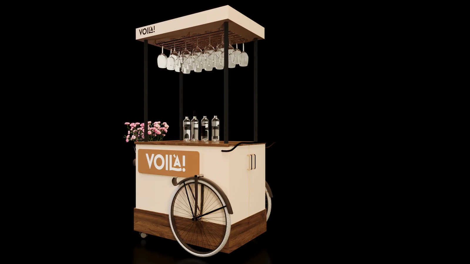 Voilà Elevage: carrinho de marca para circular, servir e encantar - imagem 4