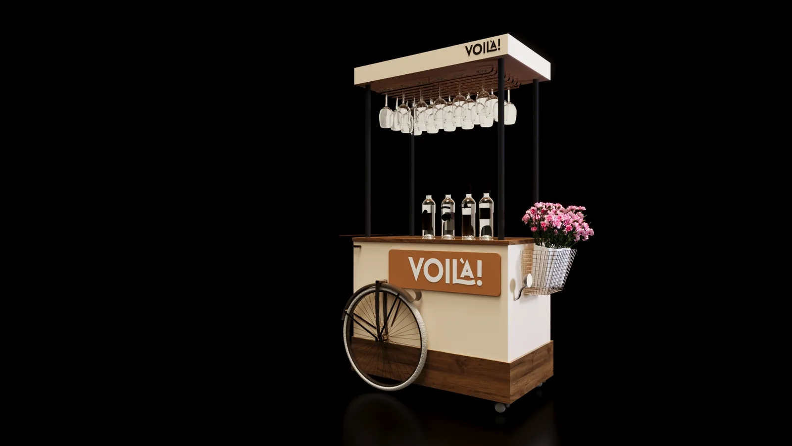 Voilà Elevage: carrinho de marca para circular, servir e encantar - imagem 6