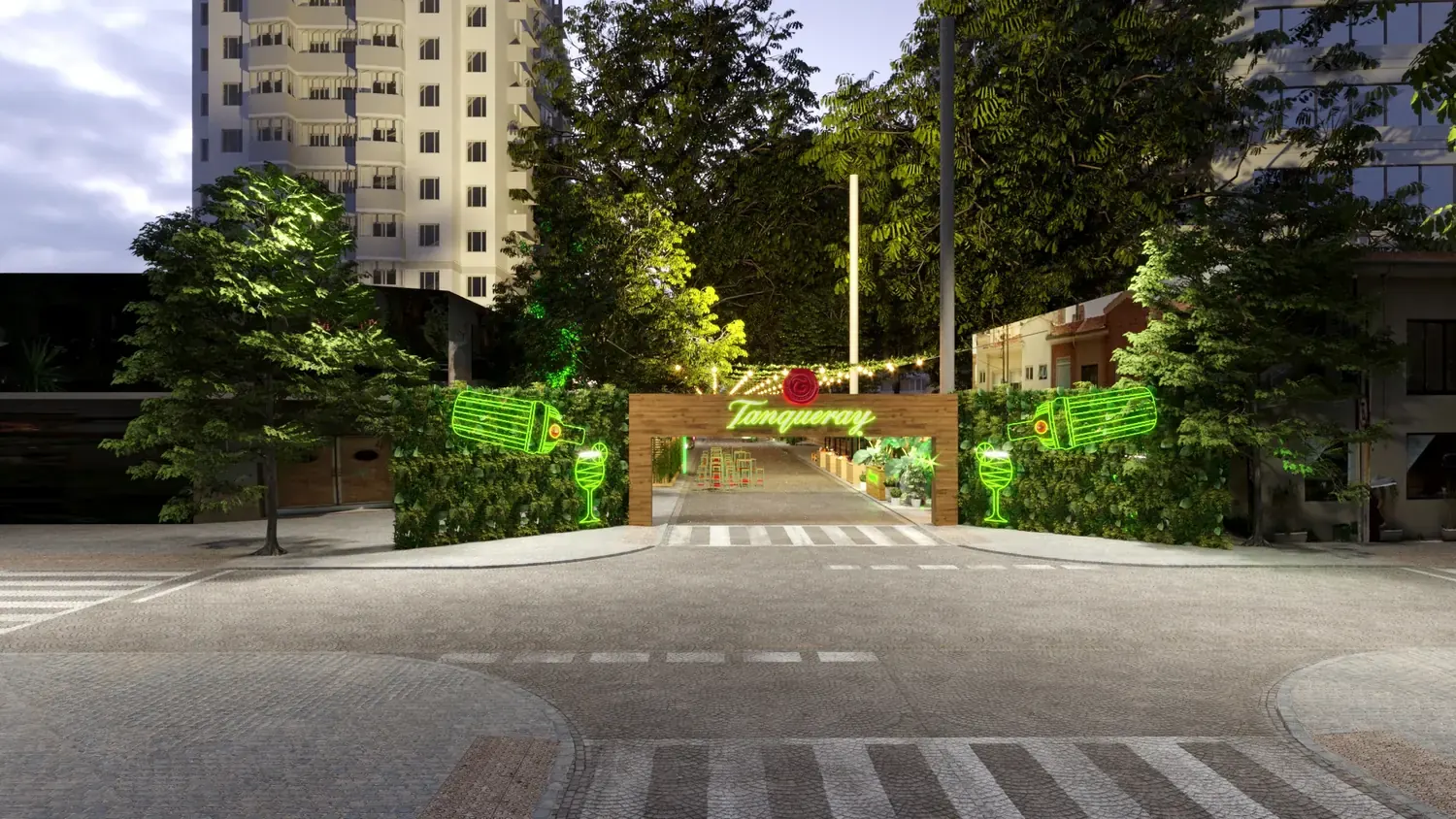 Tanqueray Day: jardim de gin para servir, encontrar e fotografar