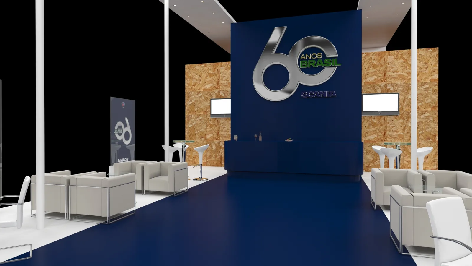 Scania na Transpúblico: estande pensado para fluxo, reunião e veículo - imagem 2