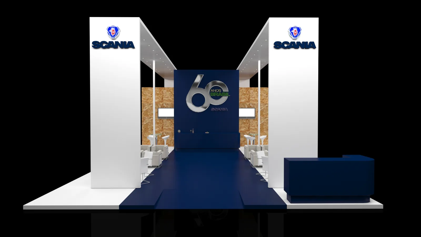 Scania na Transpúblico: estande pensado para fluxo, reunião e veículo - imagem 5