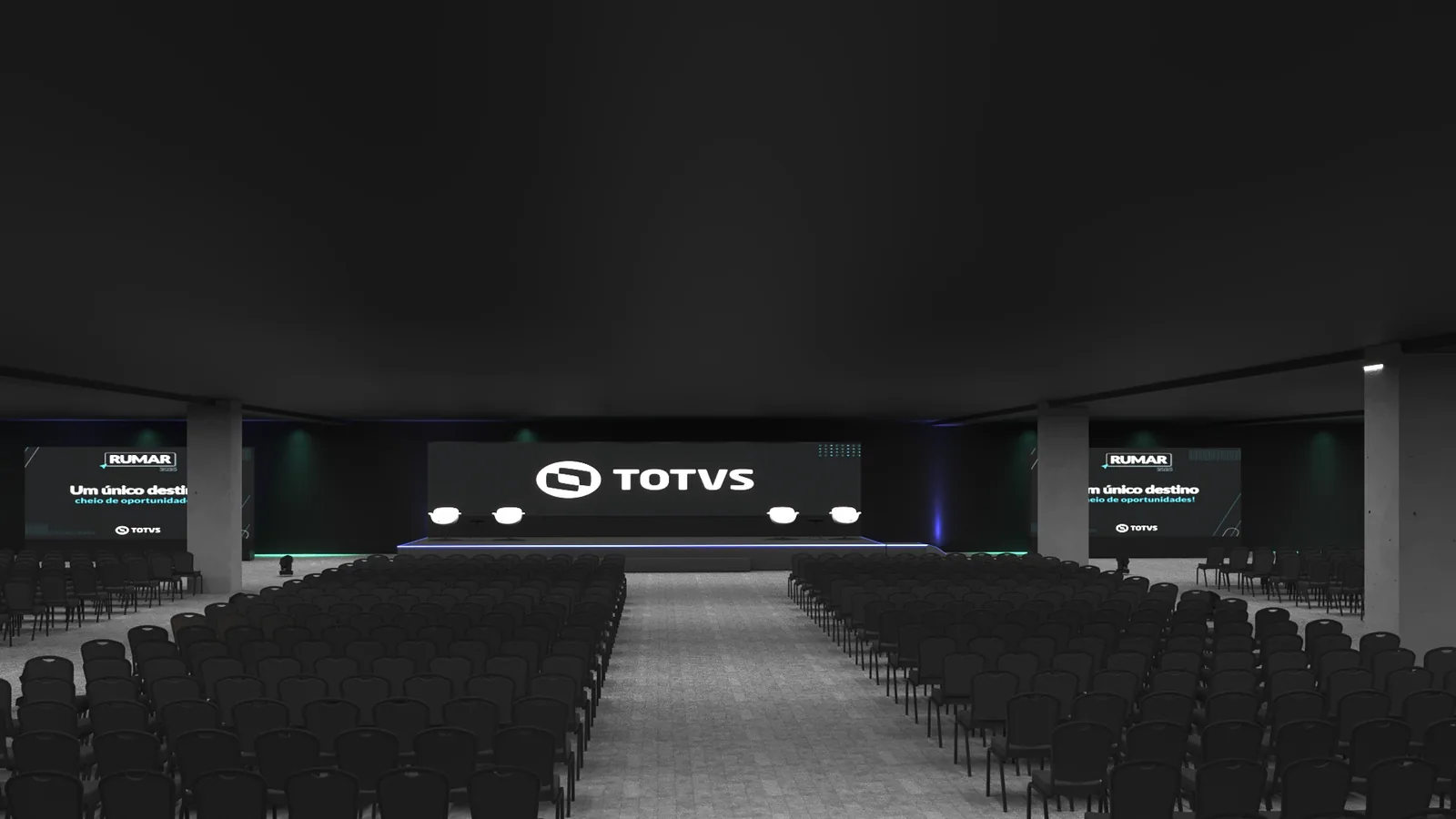 Rumar: plenária digital com estética TOTVS e palco de transformação - imagem 2
