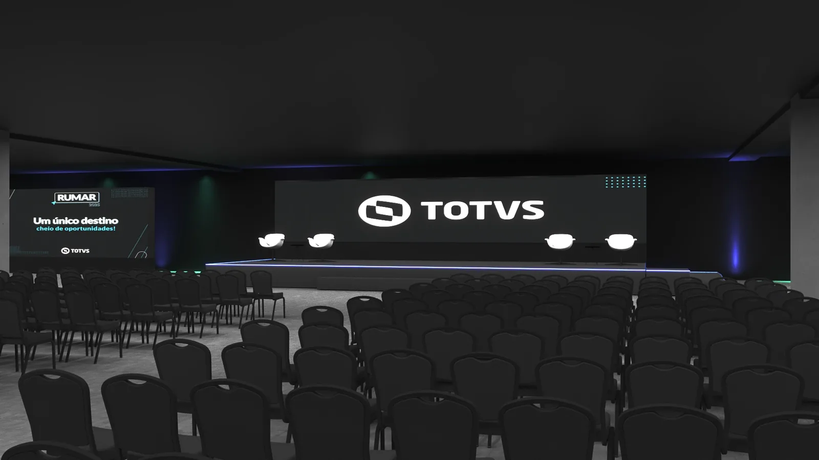 Rumar: plenária digital com estética TOTVS e palco de transformação - imagem 3
