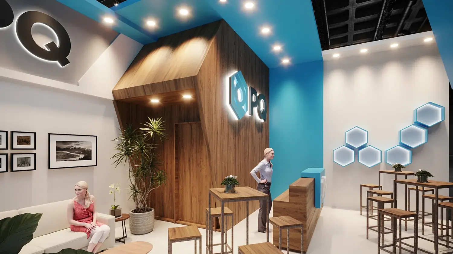 PQCORP: estande técnico com acolhimento e repertório industrial - imagem 1
