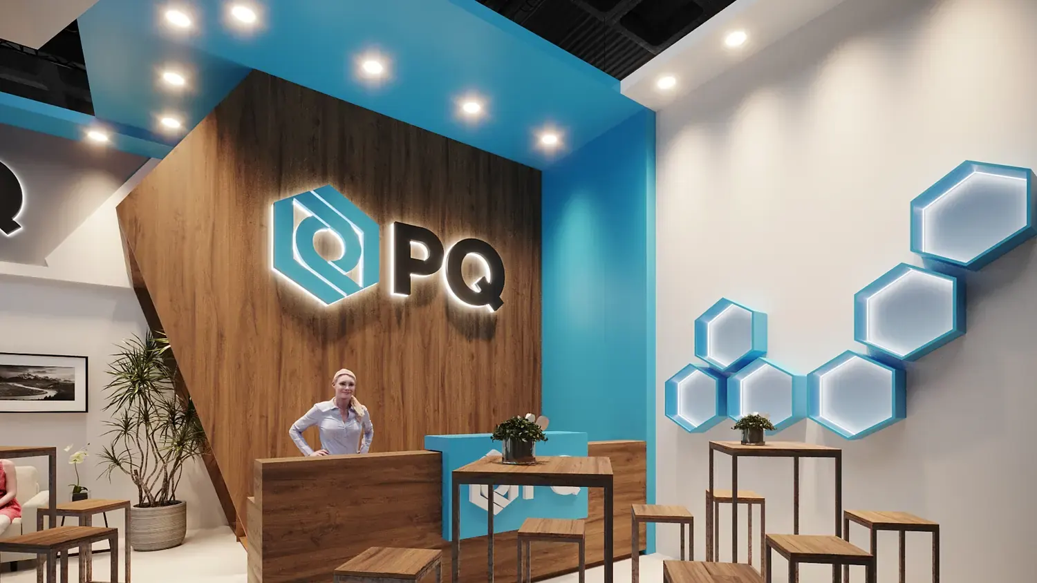 PQCORP: estande técnico com acolhimento e repertório industrial - imagem 3
