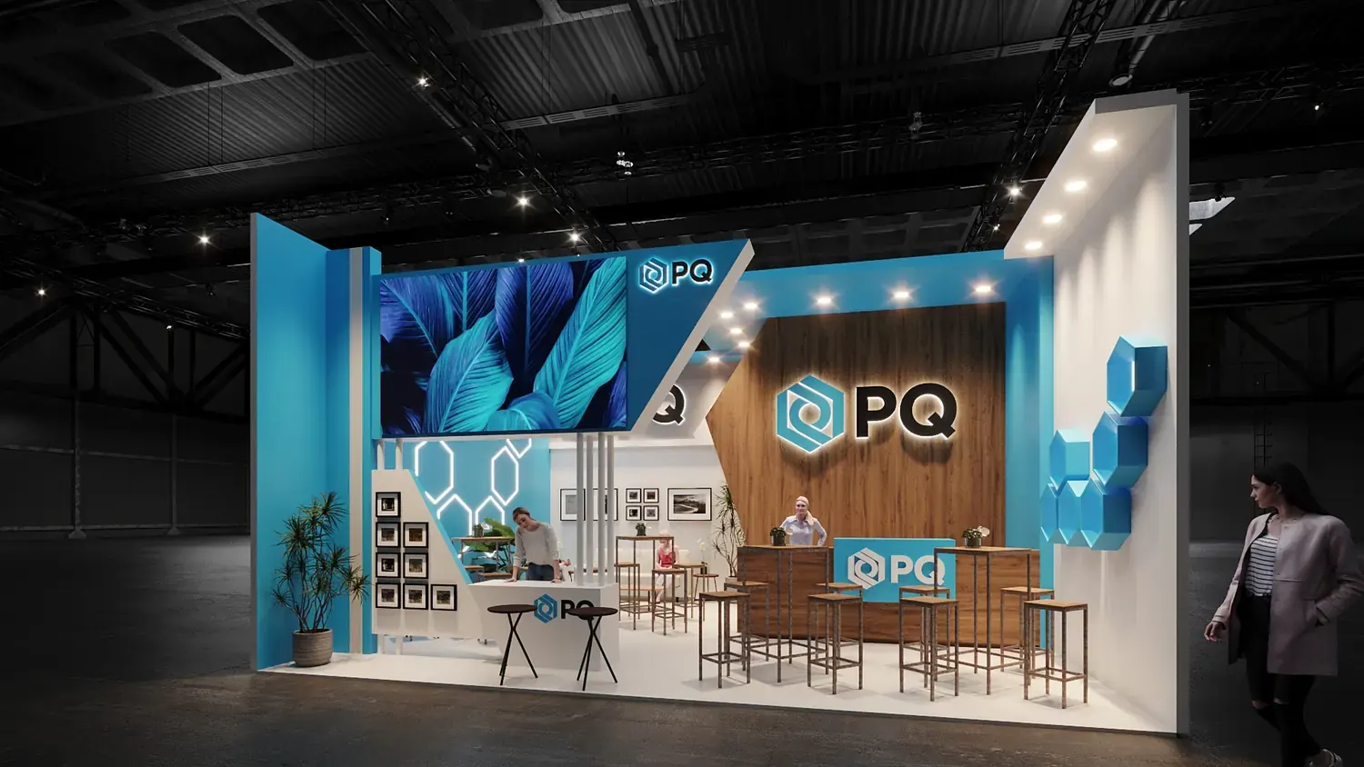PQCORP: estande técnico com acolhimento e repertório industrial - imagem 5