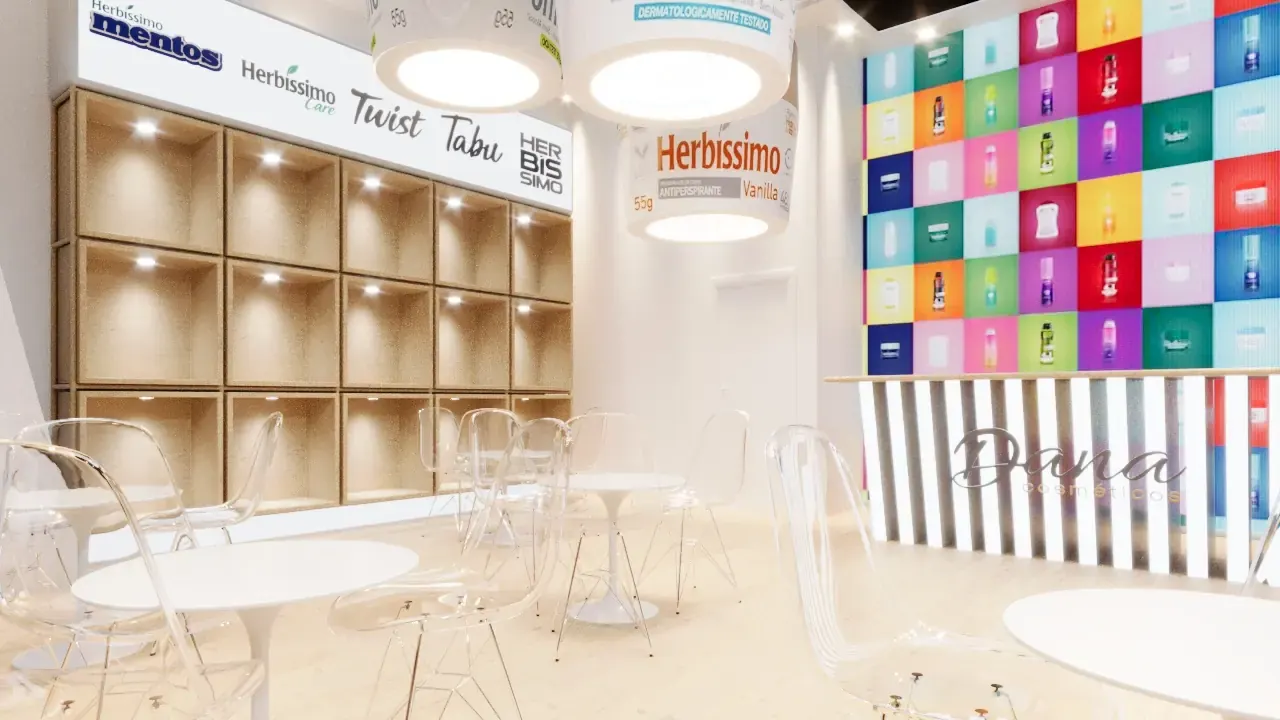 Herbíssimo na APAS: cuidado pessoal em stand claro e comercial - imagem 6