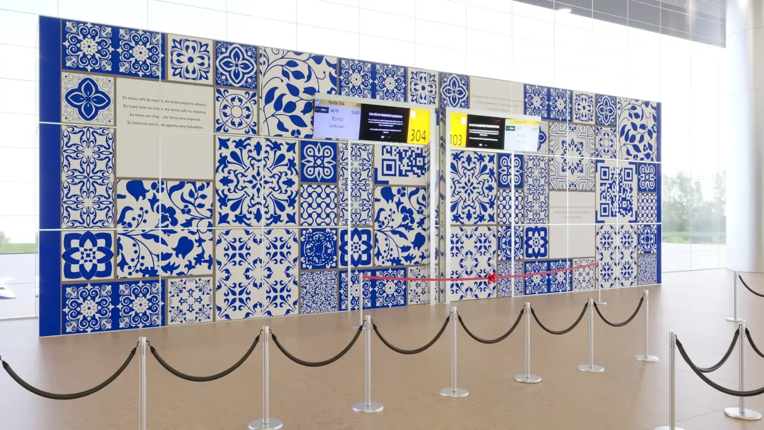 LATAM Sala VIP: memória brasileira como parede de chegada - imagem 1
