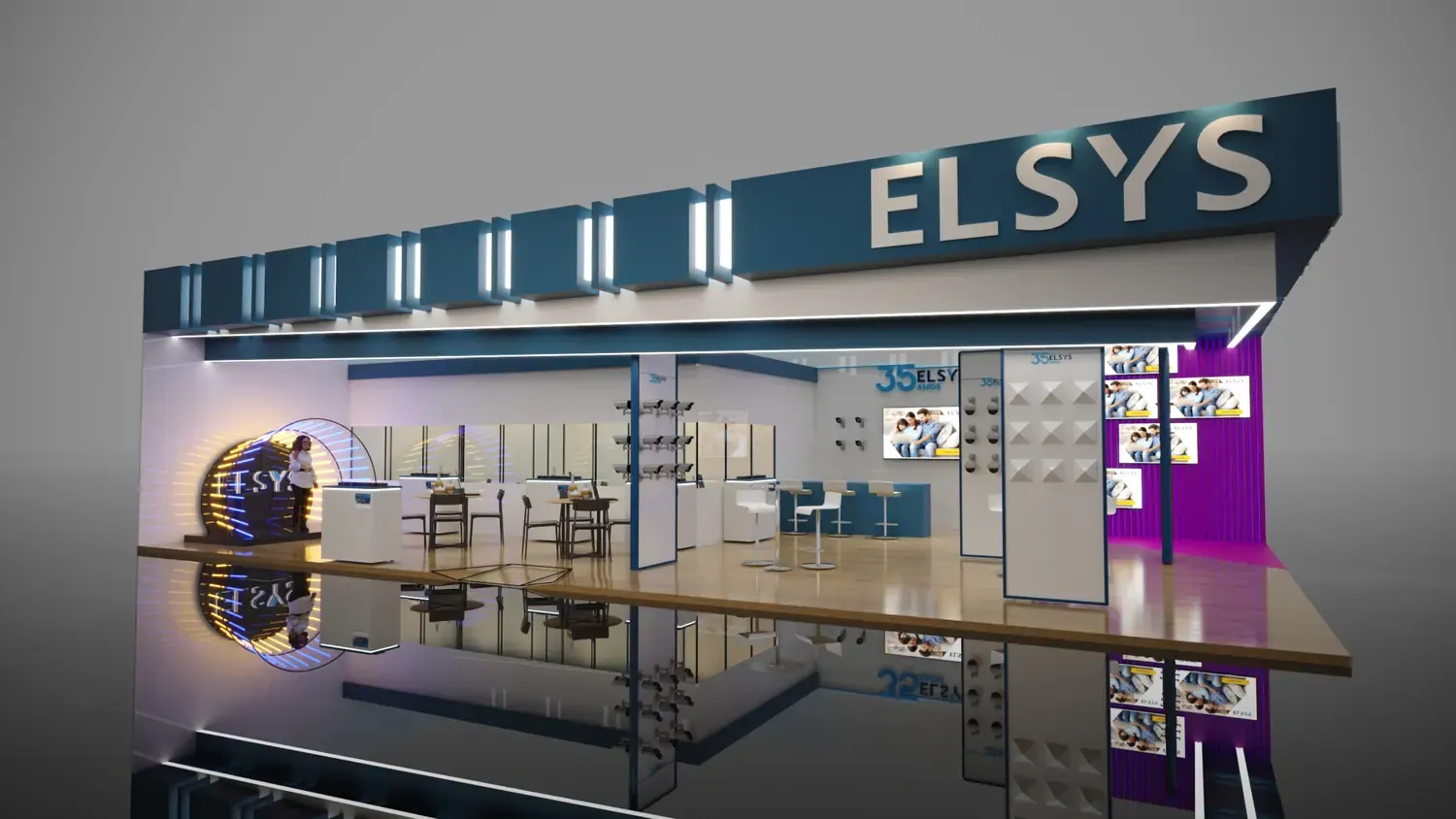 ELSYS: conexão, produto e tecnologia em estande de leitura elétrica - imagem 1