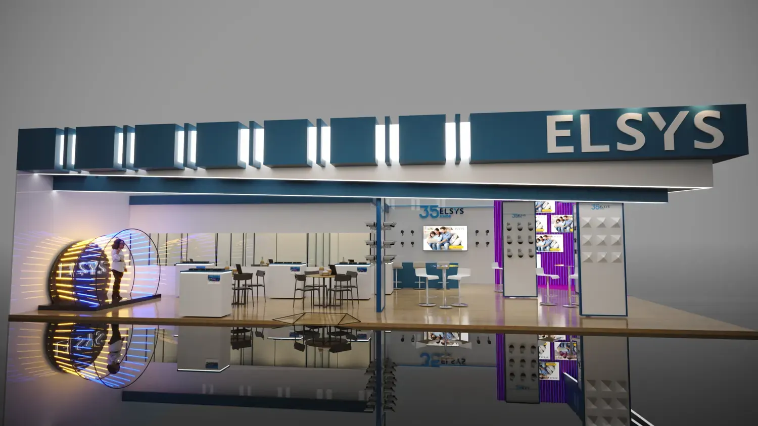 ELSYS: conexão, produto e tecnologia em estande de leitura elétrica - imagem 2