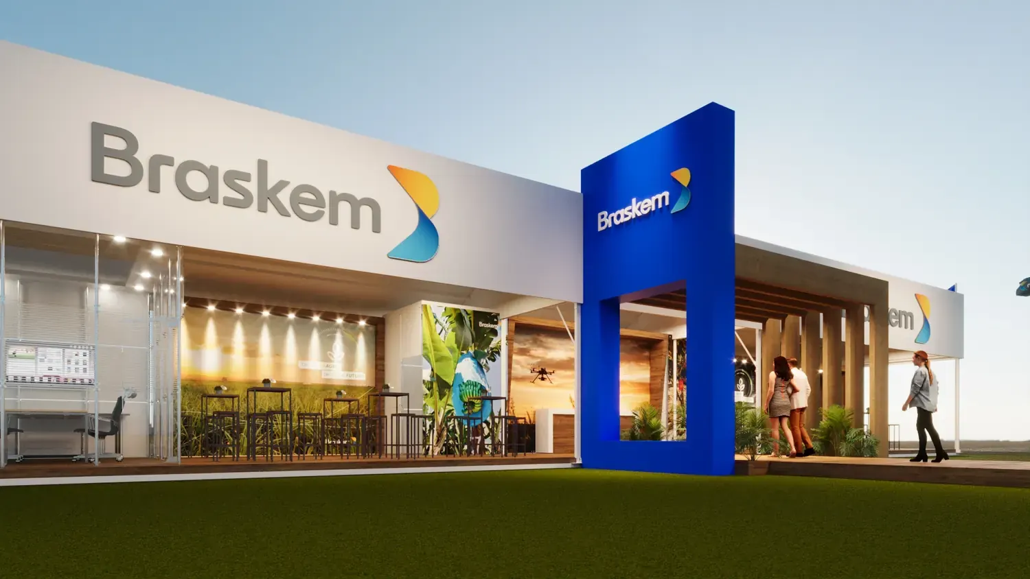 Braskem: química, indústria e sustentabilidade em stand de presença natural - imagem 6
