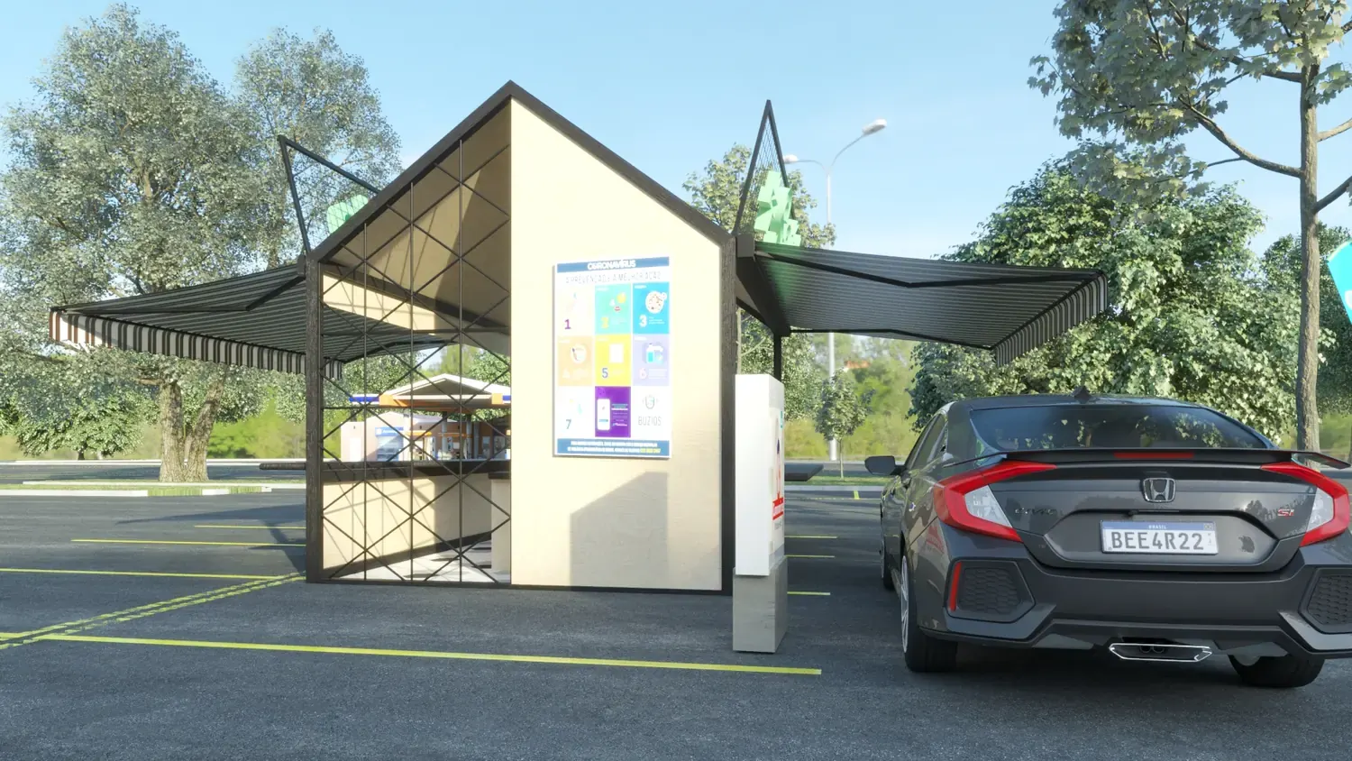 Drive-thru Testes Saúde: confiança clínica sem perder fluxo