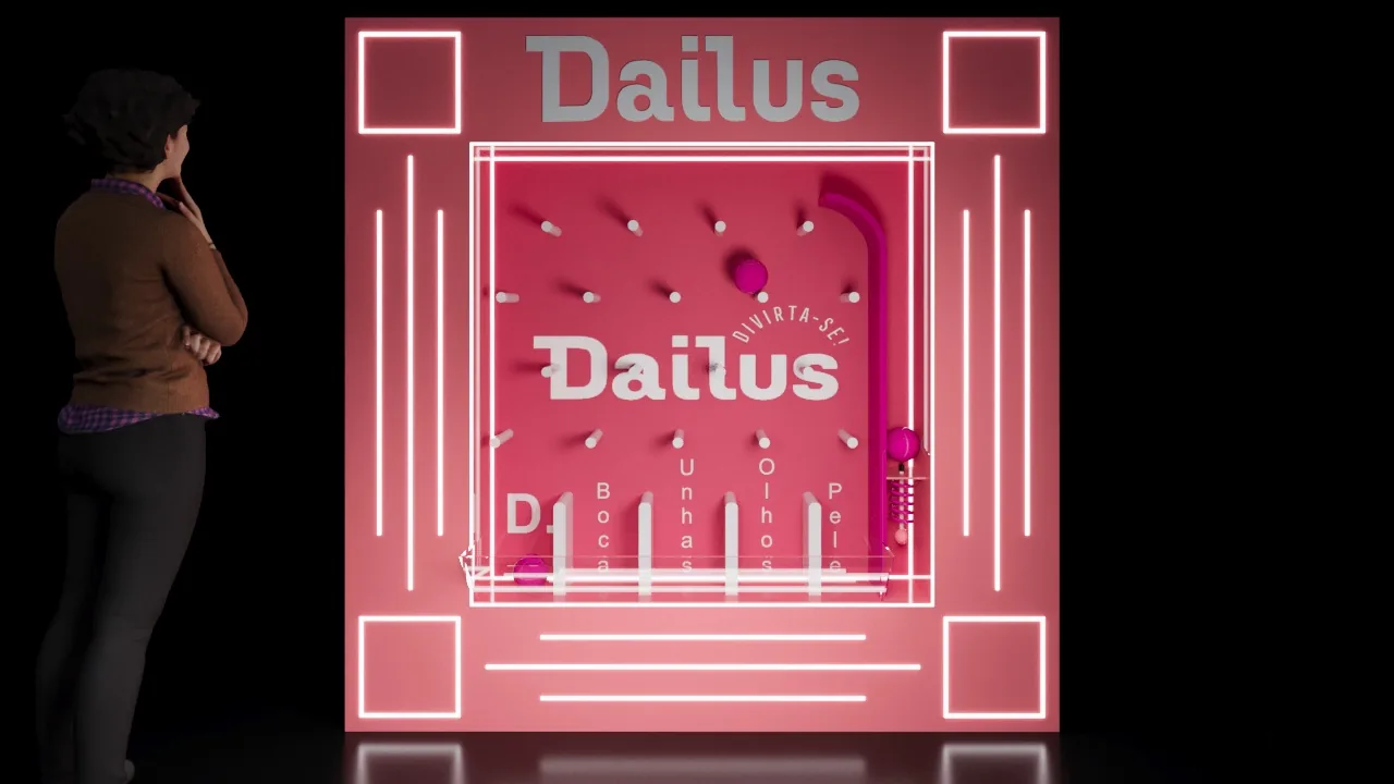 Dailus + Sumirê: beleza em neon para uma convenção com energia