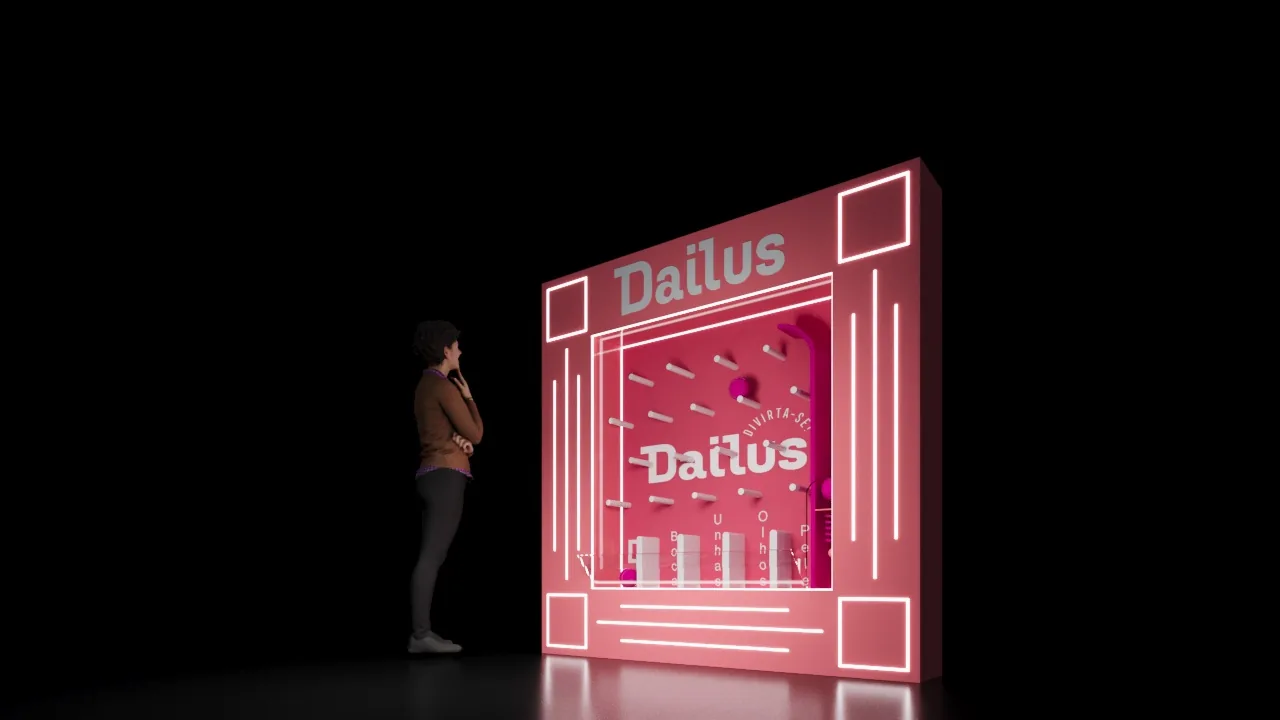 Dailus + Sumirê: beleza em neon para uma convenção com energia - imagem 4