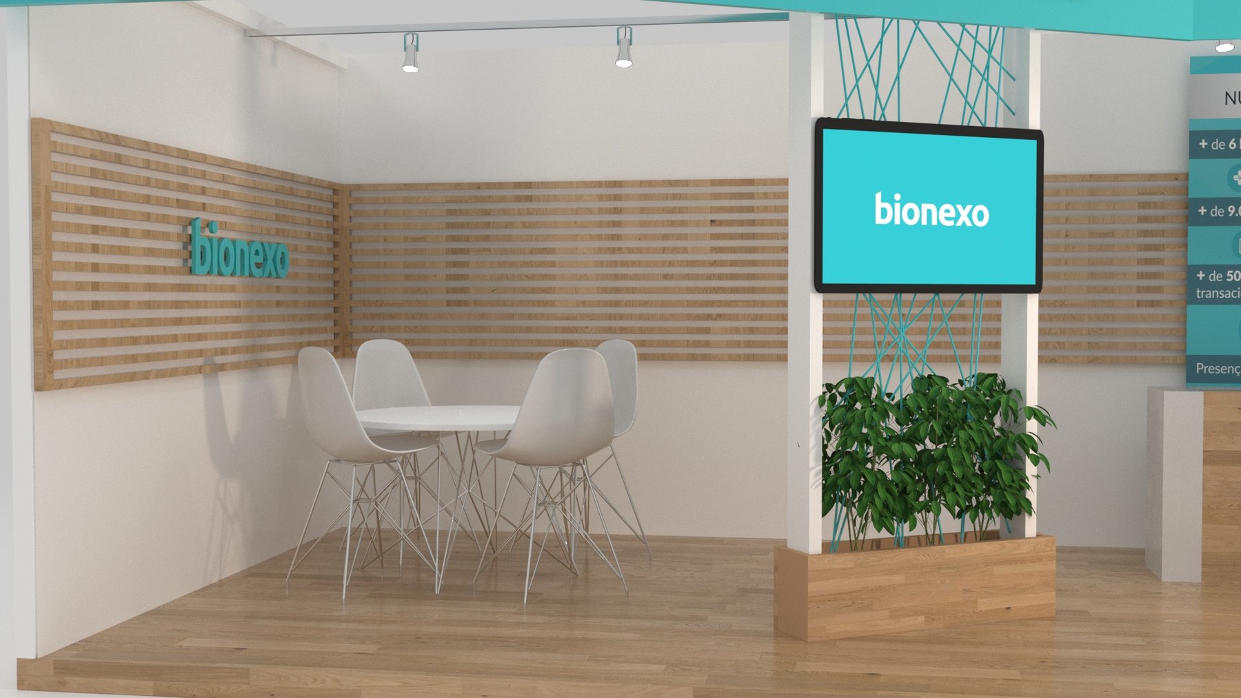 Bionexo: saúde digital com estande limpo, claro e comercial - imagem 4
