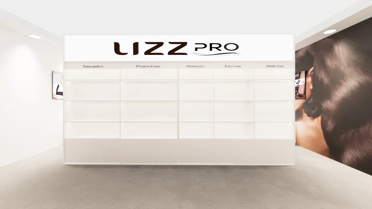 Lizz Professional: beleza técnica em parede de impacto - imagem 1