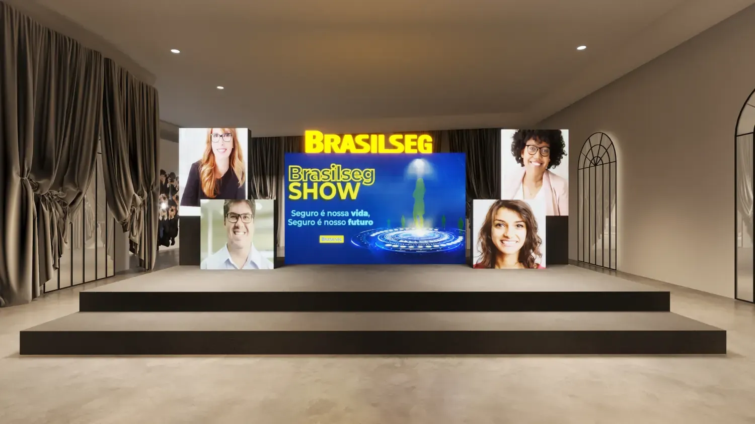 Brasilseg: palco de seguro com energia de campanha - imagem 6