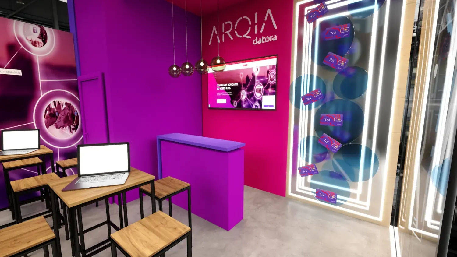 Arqia: conectividade IoT com vitrine magenta - imagem 5