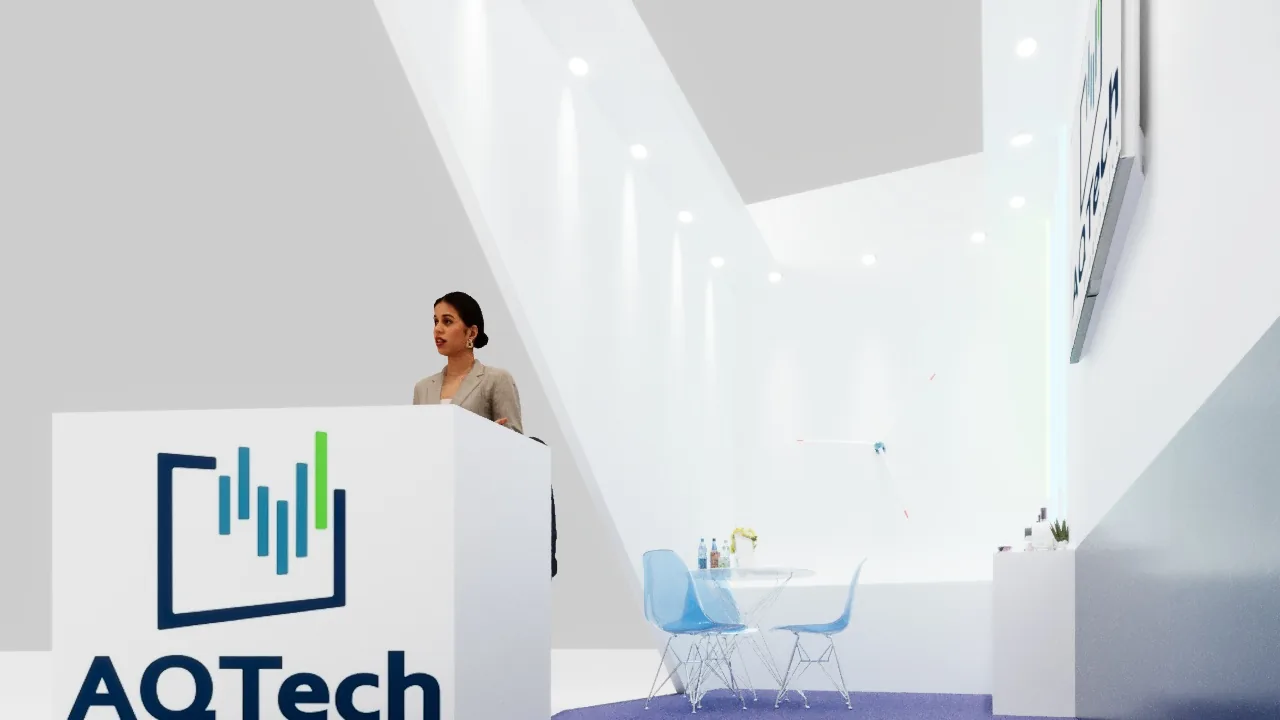 AqTech: energia limpa em azul técnico e verde vivo - imagem 2