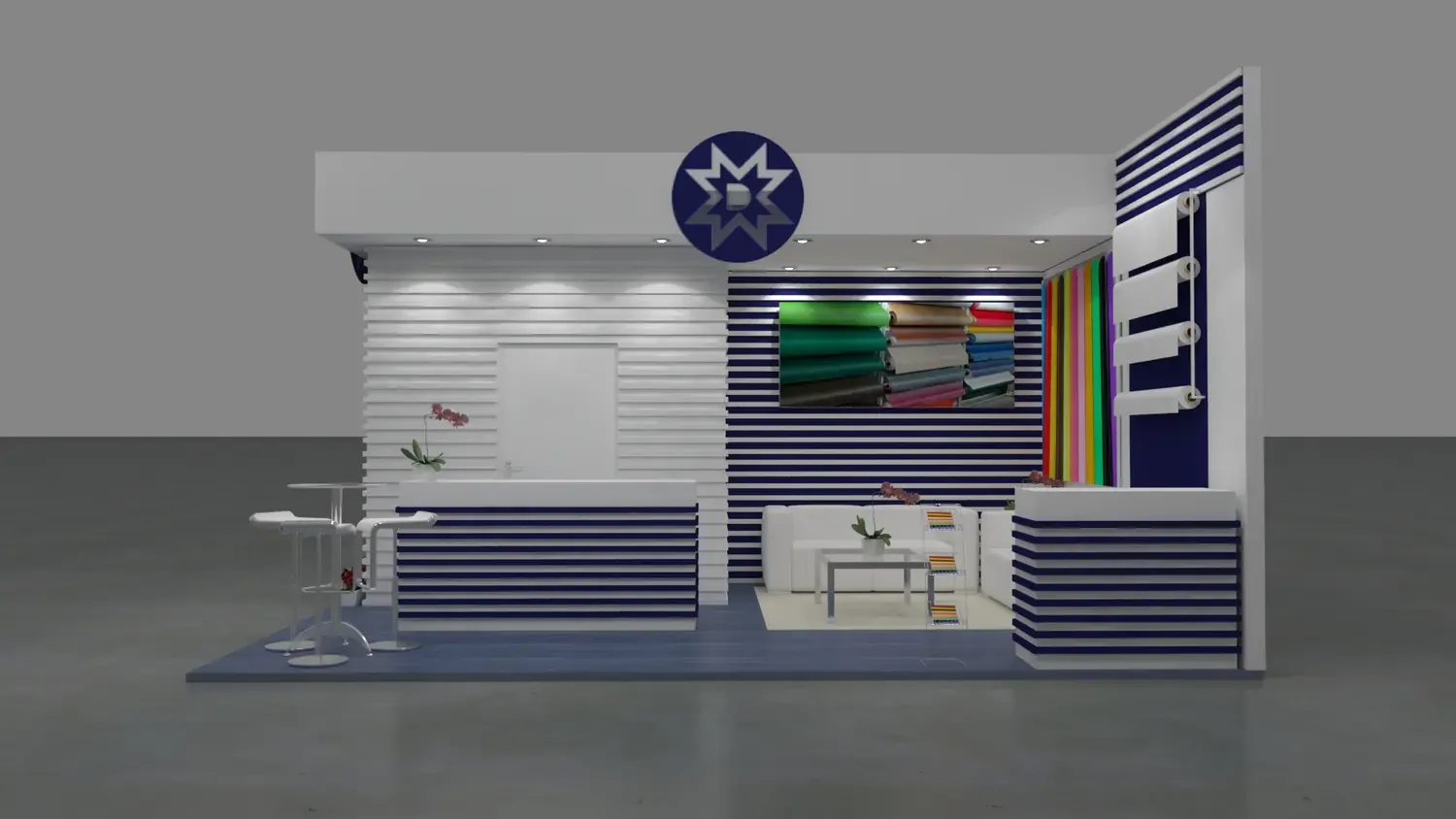 Megasign: cor impressa em arquitetura de feira - imagem 2