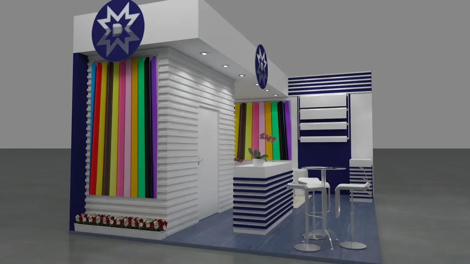 Megasign: cor impressa em arquitetura de feira - imagem 3