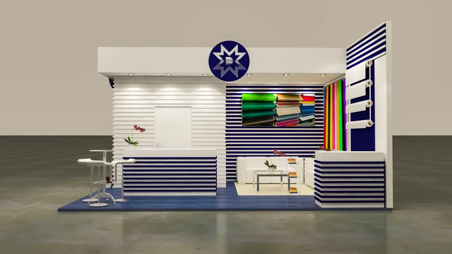Megasign: cor impressa em arquitetura de feira - imagem 6
