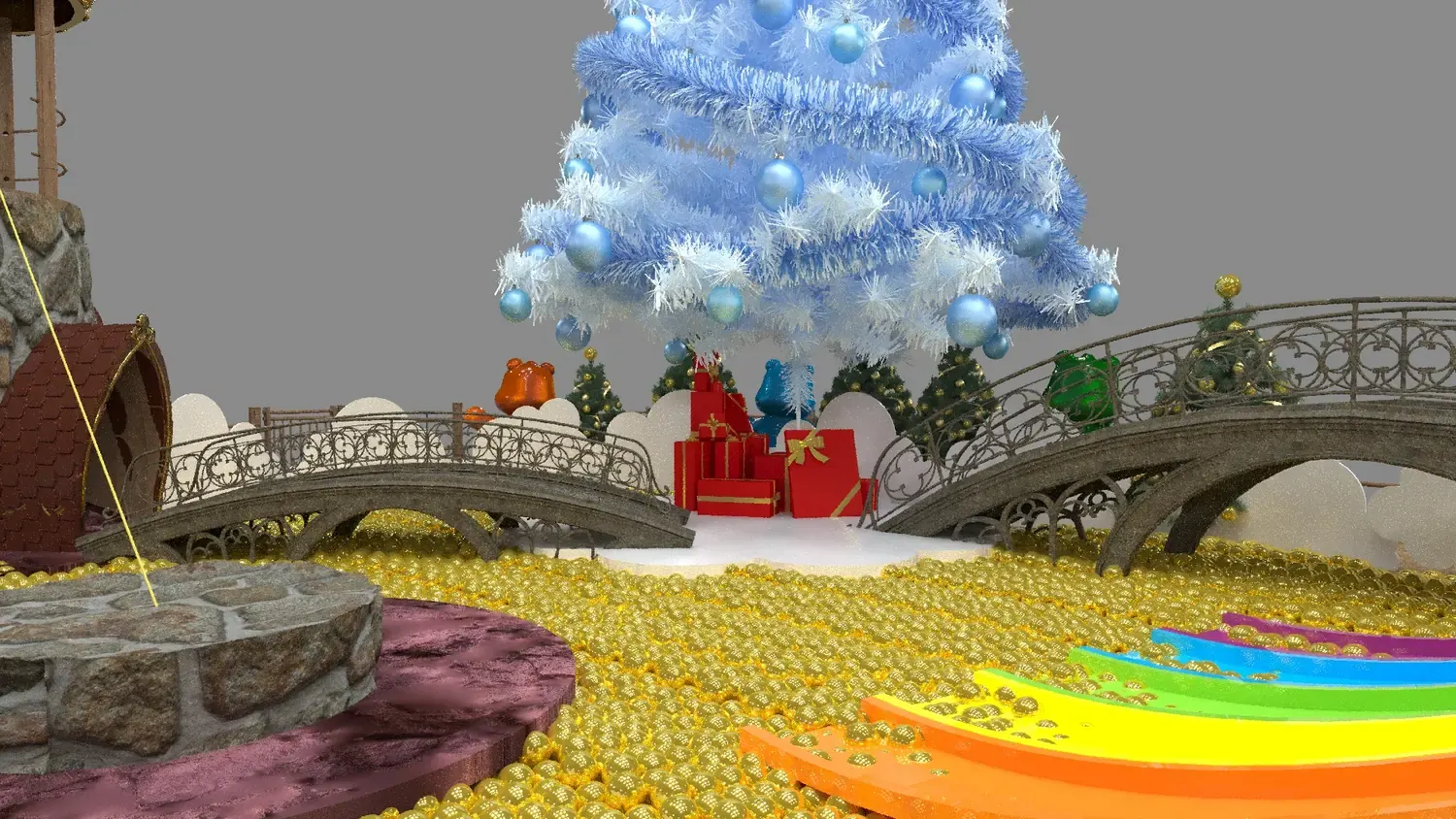 Ursinhos Carinhosos: neve, arco-íris e afeto em miniatura - imagem 3