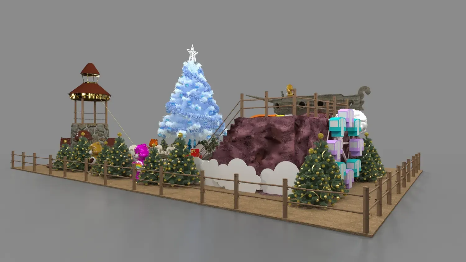 Ursinhos Carinhosos: neve, arco-íris e afeto em miniatura - imagem 5
