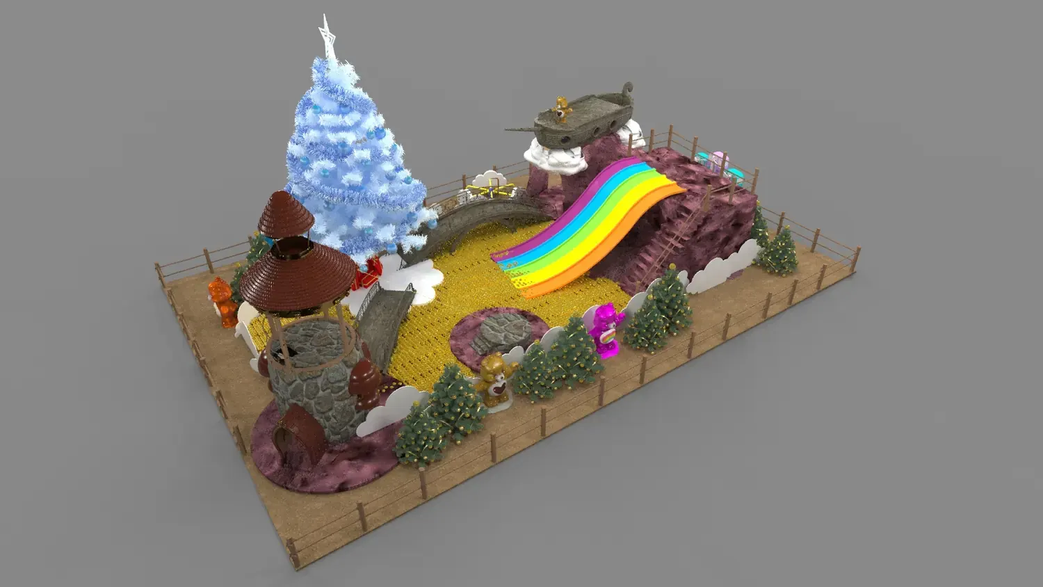 Ursinhos Carinhosos: neve, arco-íris e afeto em miniatura - imagem 6