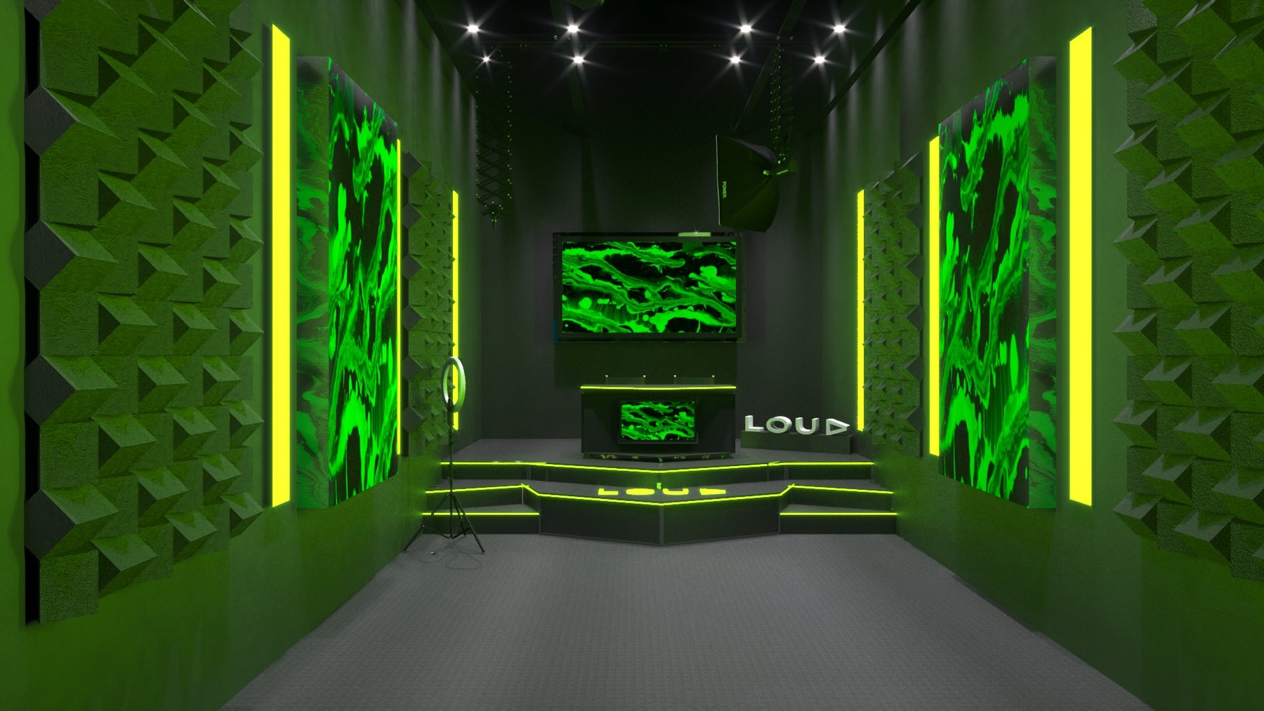 Estúdio LOUD: selva digital para transmissão gamer - imagem 1