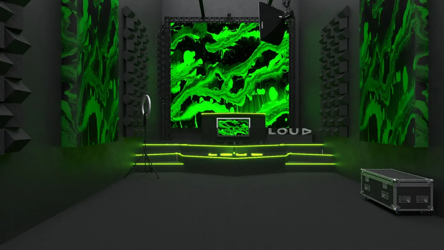 Estúdio LOUD: selva digital para transmissão gamer - imagem 1